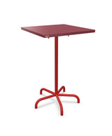 Schaffner Säntis Table haute rabattable 70x70cm h:110cm Bordeaux 38 Rouge 30 
