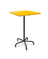 Schaffner Säntis Table haute rabattable 70x70cm h:110cm Jaune 11 Anthracite 77 