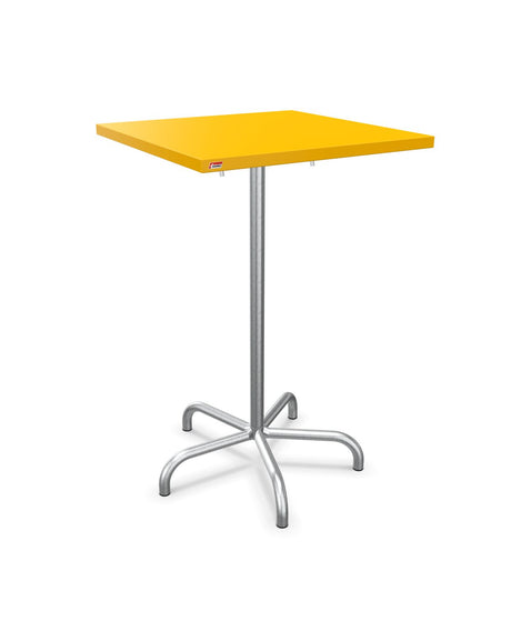Schaffner Säntis Table haute rabattable 70x70cm h:110cm Jaune 11 Galvanisé à chaud 02 