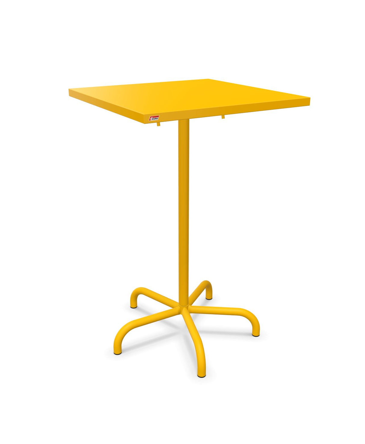 Schaffner Säntis Table haute rabattable 70x70cm h:110cm Jaune 11 Jaune 11 