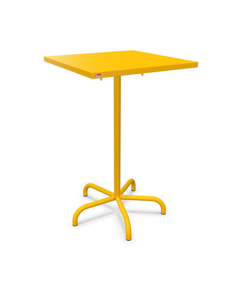 Schaffner Säntis Table haute rabattable 70x70cm h:110cm Jaune 11 Jaune 11 