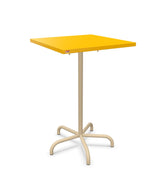 Schaffner Säntis Table haute rabattable 70x70cm h:110cm Jaune 11 Marron Pastel 83 