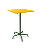 Schaffner Säntis Table haute rabattable 70x70cm h:110cm Jaune 11 Vert Sapin 66 