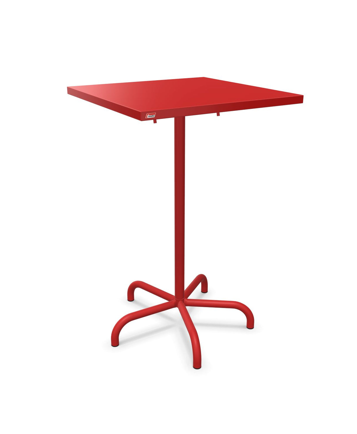 Schaffner Säntis Table haute rabattable 70x70cm h:110cm Rouge 30 Rouge 30 