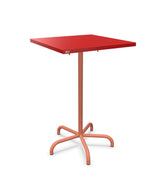 Schaffner Säntis Table haute rabattable 70x70cm h:110cm Rouge 30 Terracotta 84 