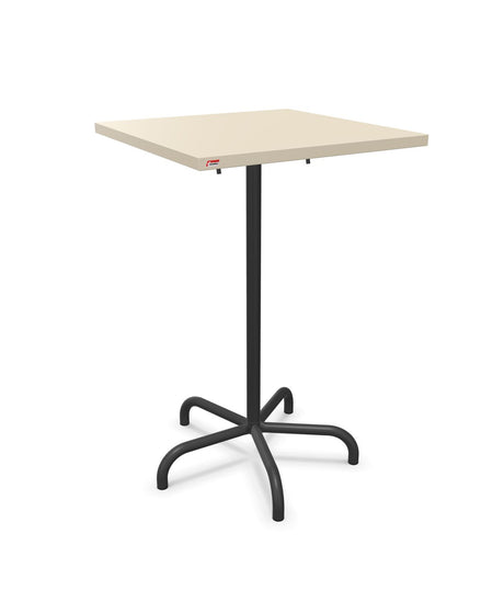 Schaffner Säntis Table haute rabattable 70x70cm h:110cm Sable Pastel 15 Anthracite 77 