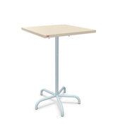 Schaffner Säntis Table haute rabattable 70x70cm h:110cm Sable Pastel 15 Bleu Pastel 51 