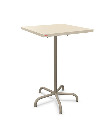 Schaffner Säntis Table haute rabattable 70x70cm h:110cm Sable Pastel 15 Champagne 85 