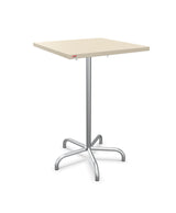 Schaffner Säntis Table haute rabattable 70x70cm h:110cm Sable Pastel 15 Galvanisé à chaud 02 