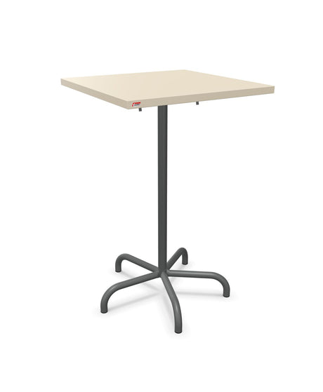 Schaffner Säntis Table haute rabattable 70x70cm h:110cm Sable Pastel 15 Graphite 73 