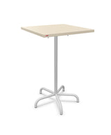 Schaffner Säntis Table haute rabattable 70x70cm h:110cm Sable Pastel 15 Gris Argent 78 