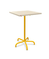Schaffner Säntis Table haute rabattable 70x70cm h:110cm Sable Pastel 15 Jaune 11 