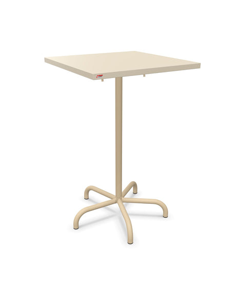 Schaffner Säntis Table haute rabattable 70x70cm h:110cm Sable Pastel 15 Marron Pastel 83 