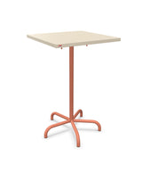 Schaffner Säntis Table haute rabattable 70x70cm h:110cm Sable Pastel 15 Terracotta 84 