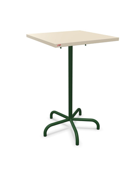 Schaffner Säntis Table haute rabattable 70x70cm h:110cm Sable Pastel 15 Vert Sapin 66 