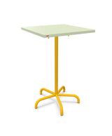 Schaffner Säntis Table haute rabattable 70x70cm h:110cm Vert Pastel 64 Jaune 11 
