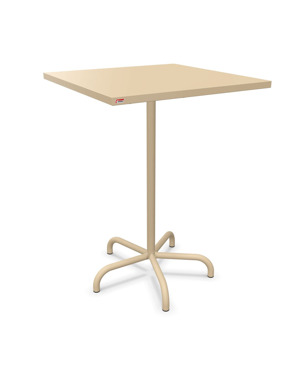 Schaffner Säntis Table haute rabattable 80x80cm h:110cm 
