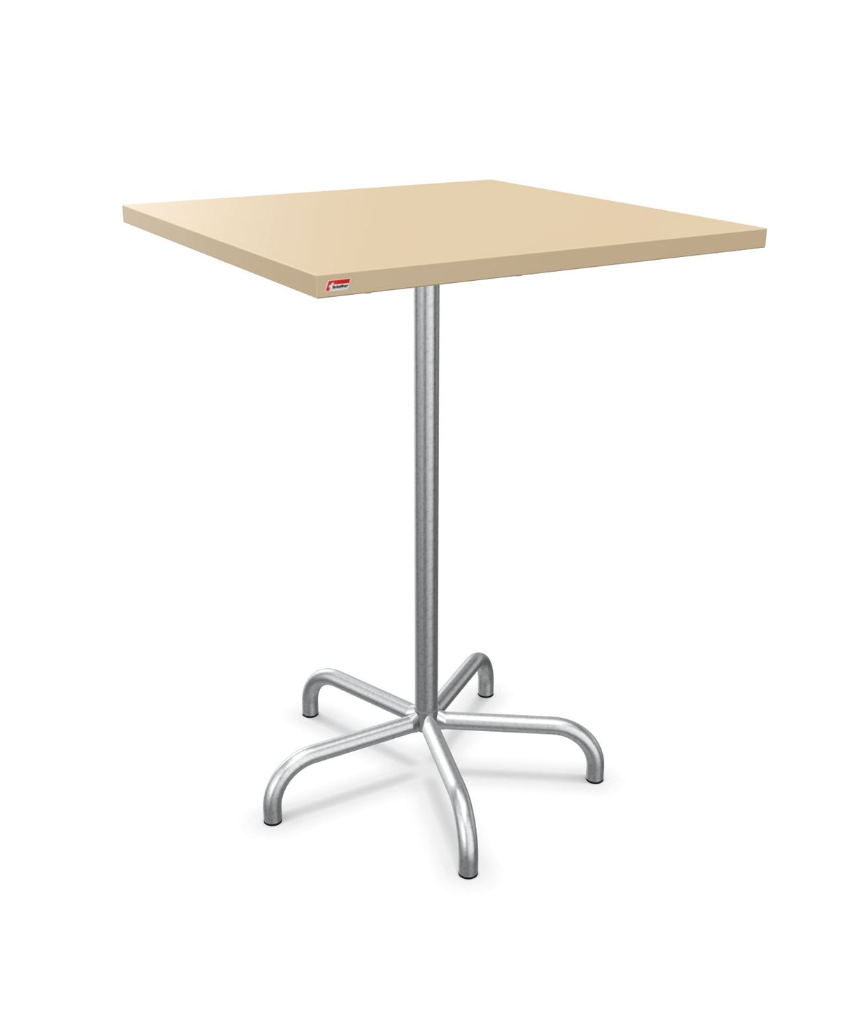 Schaffner Säntis Table haute rabattable 80x80cm h:110cm 