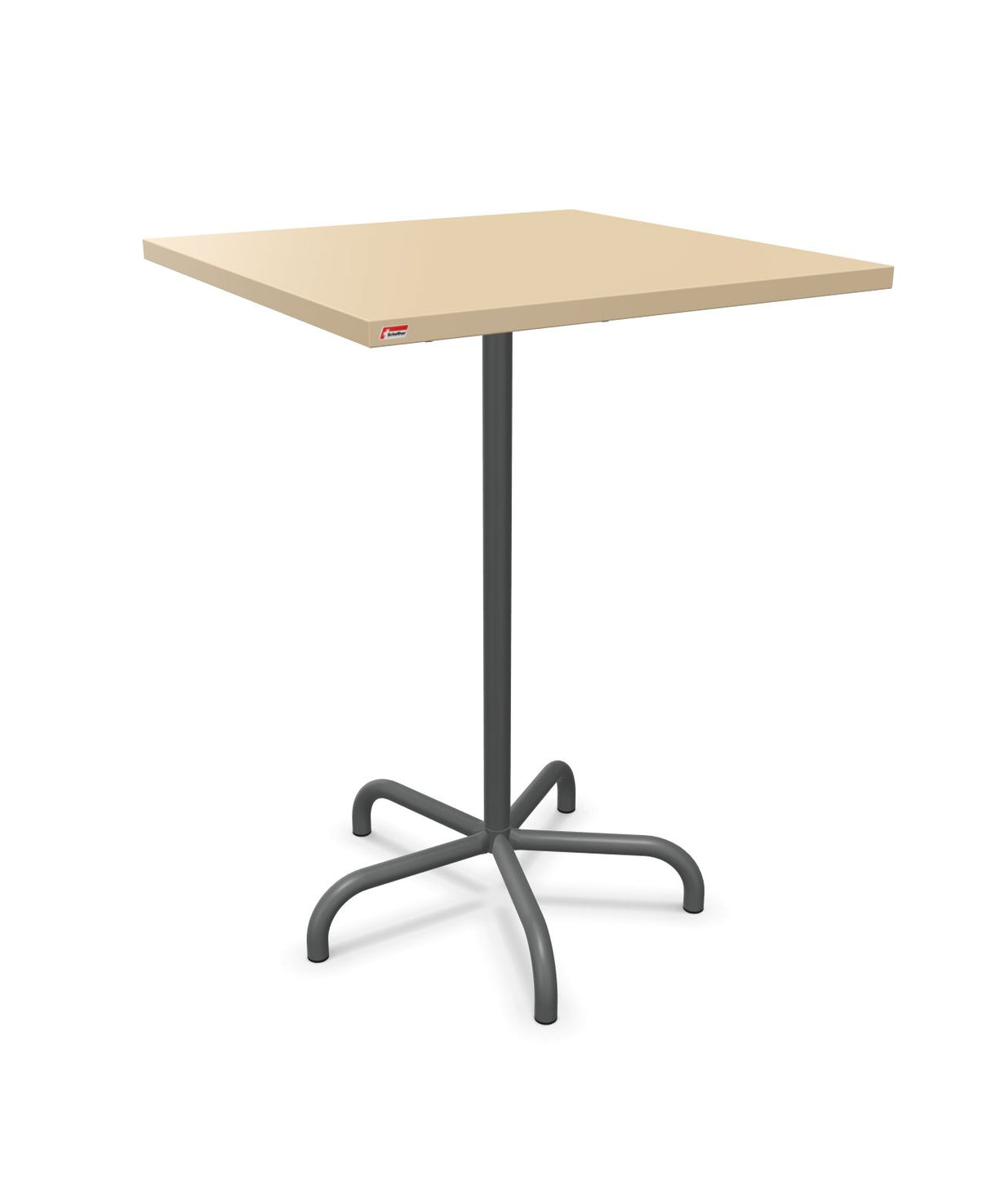 Schaffner Säntis Table haute rabattable 80x80cm h:110cm 