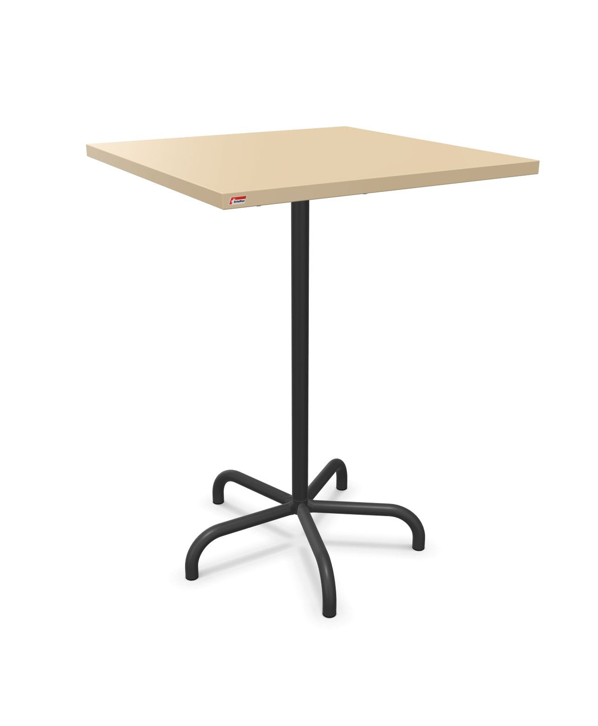 Schaffner Säntis Table haute rabattable 80x80cm h:110cm 