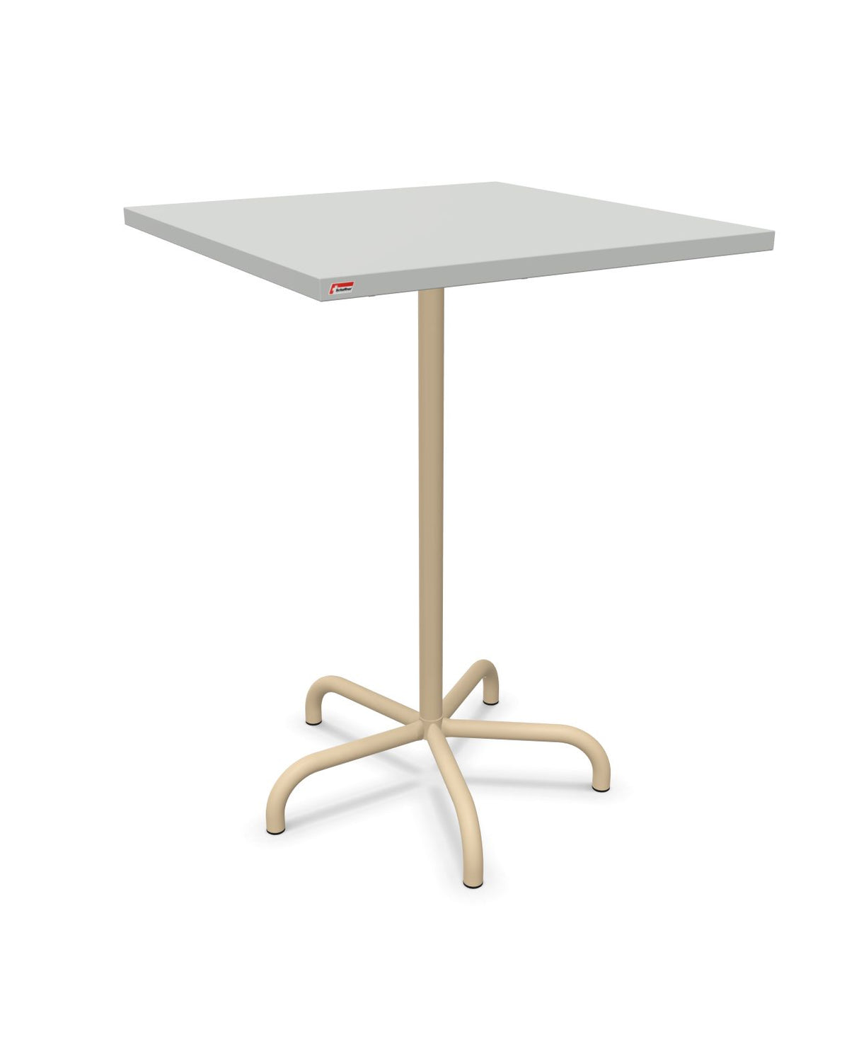 Schaffner Säntis Table haute rabattable 80x80cm h:110cm 