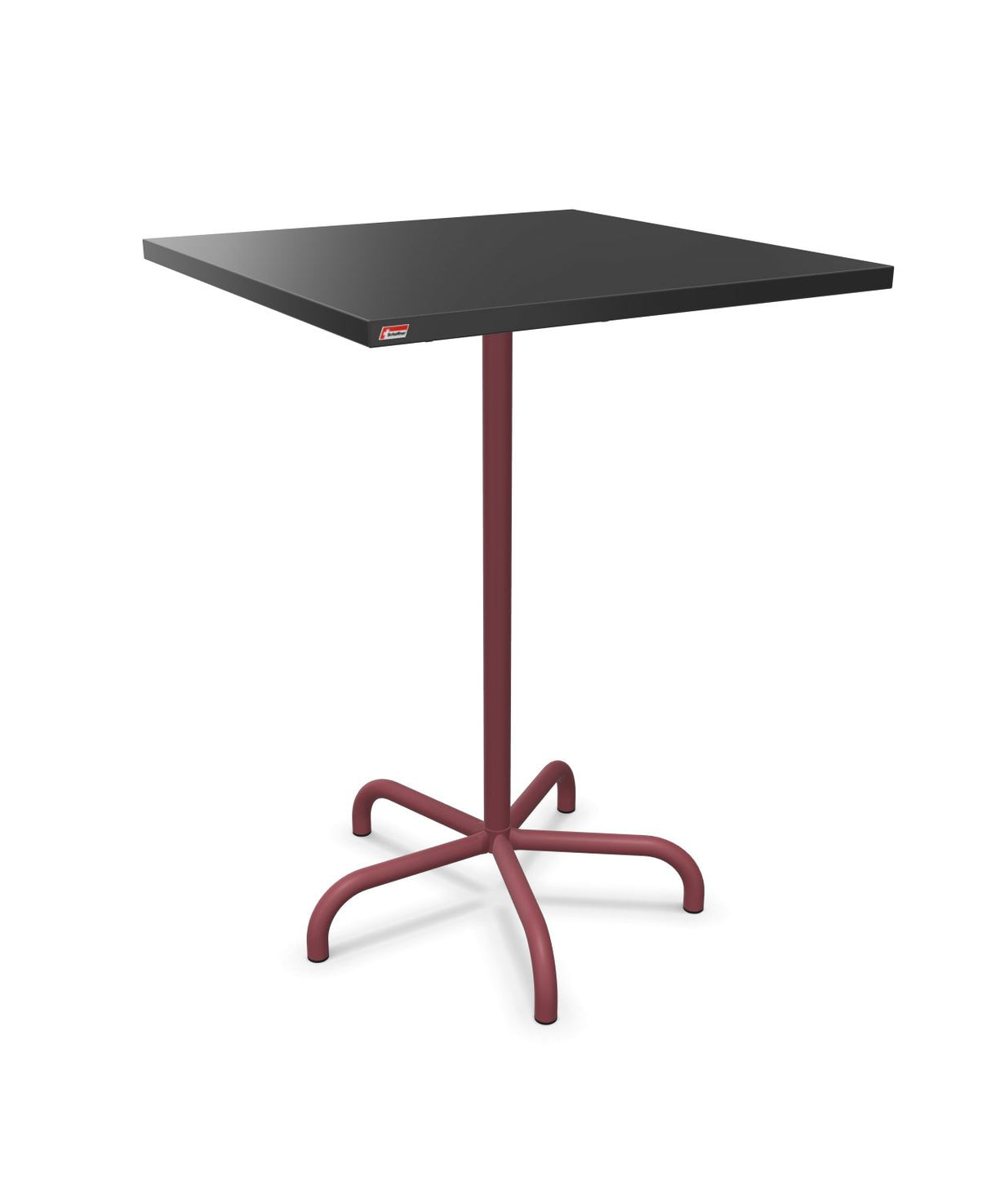 Schaffner Säntis Table haute rabattable 80x80cm h:110cm 
