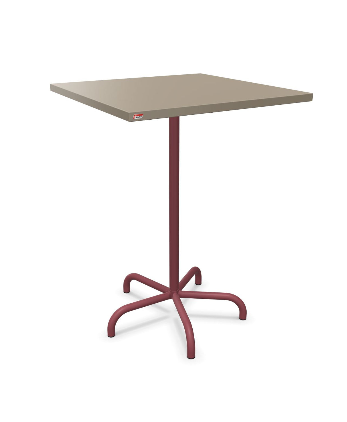 Schaffner Säntis Table haute rabattable 80x80cm h:110cm 