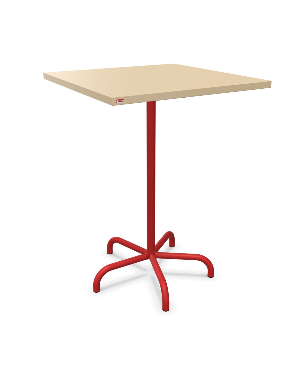 Schaffner Säntis Table haute rabattable 80x80cm h:110cm 