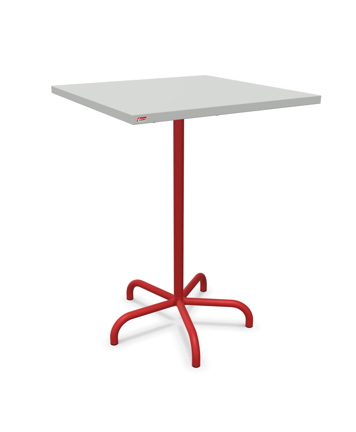 Schaffner Säntis Table haute rabattable 80x80cm h:110cm 