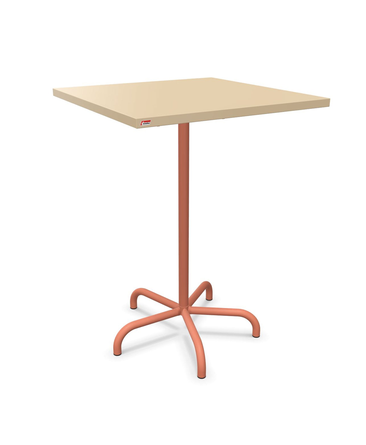 Schaffner Säntis Table haute rabattable 80x80cm h:110cm 