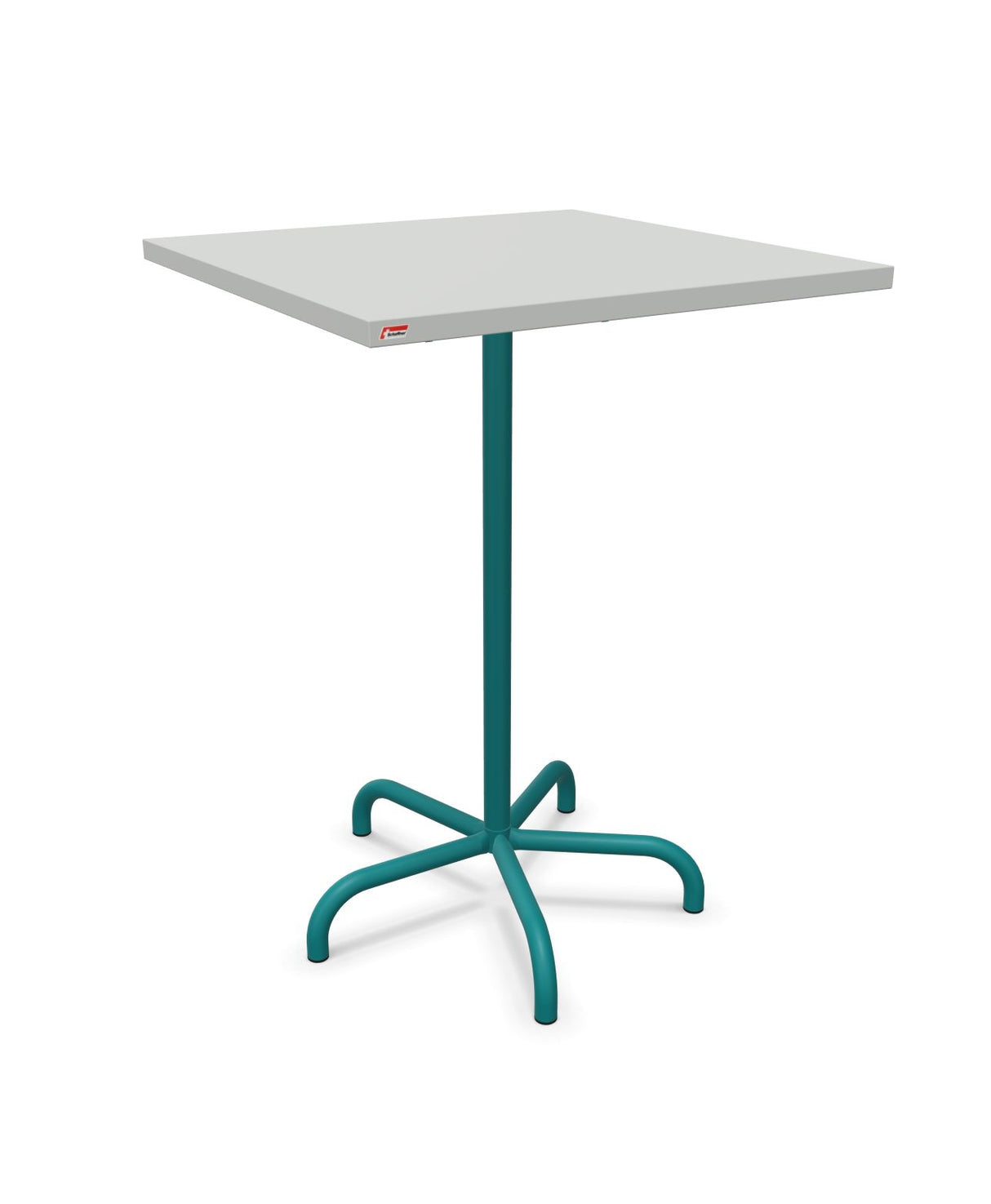 Schaffner Säntis Table haute rabattable 80x80cm h:110cm 