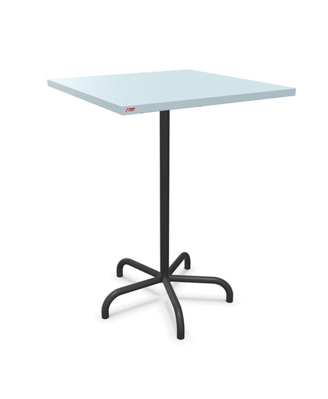 Schaffner Säntis Table haute rabattable 80x80cm h:110cm Bleu Pastel 51 Anthracite 77 