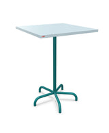Schaffner Säntis Table haute rabattable 80x80cm h:110cm Bleu Pastel 51 Bleu Kali 56 