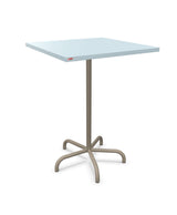 Schaffner Säntis Table haute rabattable 80x80cm h:110cm Bleu Pastel 51 Champagne 85 