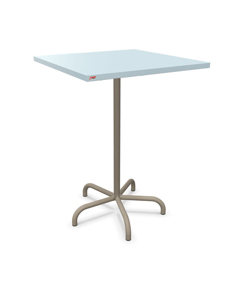 Schaffner Säntis Table haute rabattable 80x80cm h:110cm Bleu Pastel 51 Champagne 85 