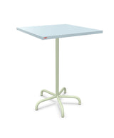 Schaffner Säntis Table haute rabattable 80x80cm h:110cm Bleu Pastel 51 Vert Pastel 64 