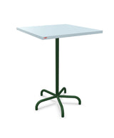 Schaffner Säntis Table haute rabattable 80x80cm h:110cm Bleu Pastel 51 Vert Sapin 66 