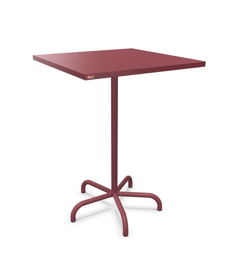 Schaffner Säntis Table haute rabattable 80x80cm h:110cm Bordeaux 38 Bordeaux 38 