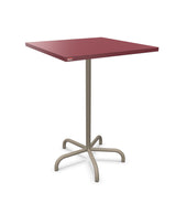 Schaffner Säntis Table haute rabattable 80x80cm h:110cm Bordeaux 38 Champagne 85 