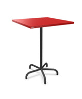 Schaffner Säntis Table haute rabattable 80x80cm h:110cm Rouge 30 Anthracite 77 
