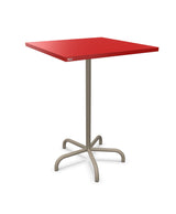 Schaffner Säntis Table haute rabattable 80x80cm h:110cm Rouge 30 Champagne 85 