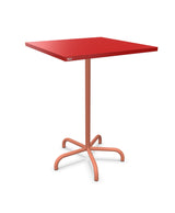 Schaffner Säntis Table haute rabattable 80x80cm h:110cm Rouge 30 Terracotta 84 
