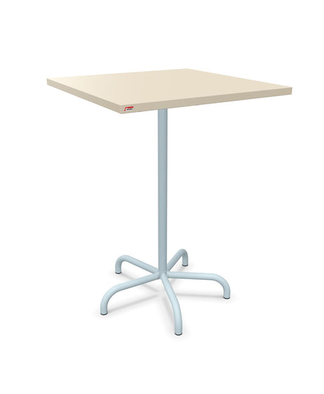 Schaffner Säntis Table haute rabattable 80x80cm h:110cm Sable Pastel 15 Bleu Pastel 51 
