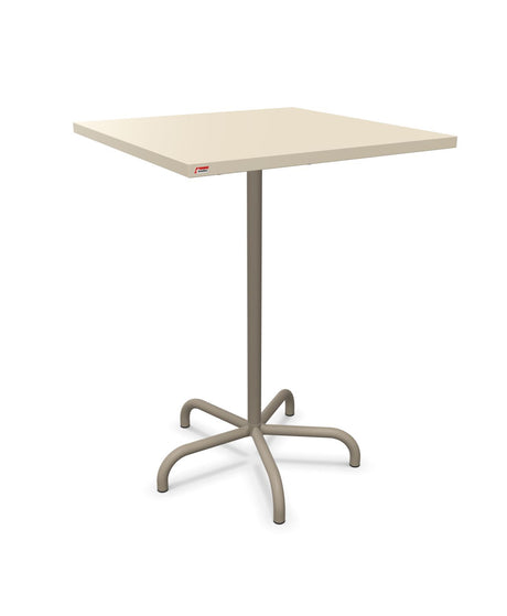 Schaffner Säntis Table haute rabattable 80x80cm h:110cm Sable Pastel 15 Champagne 85 