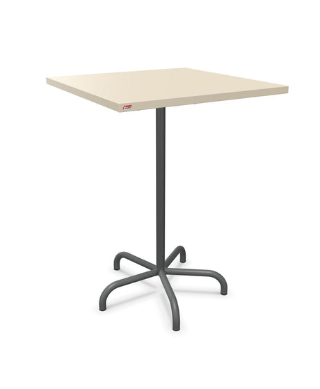 Schaffner Säntis Table haute rabattable 80x80cm h:110cm Sable Pastel 15 Graphite 73 