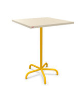 Schaffner Säntis Table haute rabattable 80x80cm h:110cm Sable Pastel 15 Jaune 11 