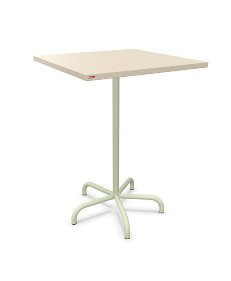 Schaffner Säntis Table haute rabattable 80x80cm h:110cm Sable Pastel 15 Vert Pastel 64 