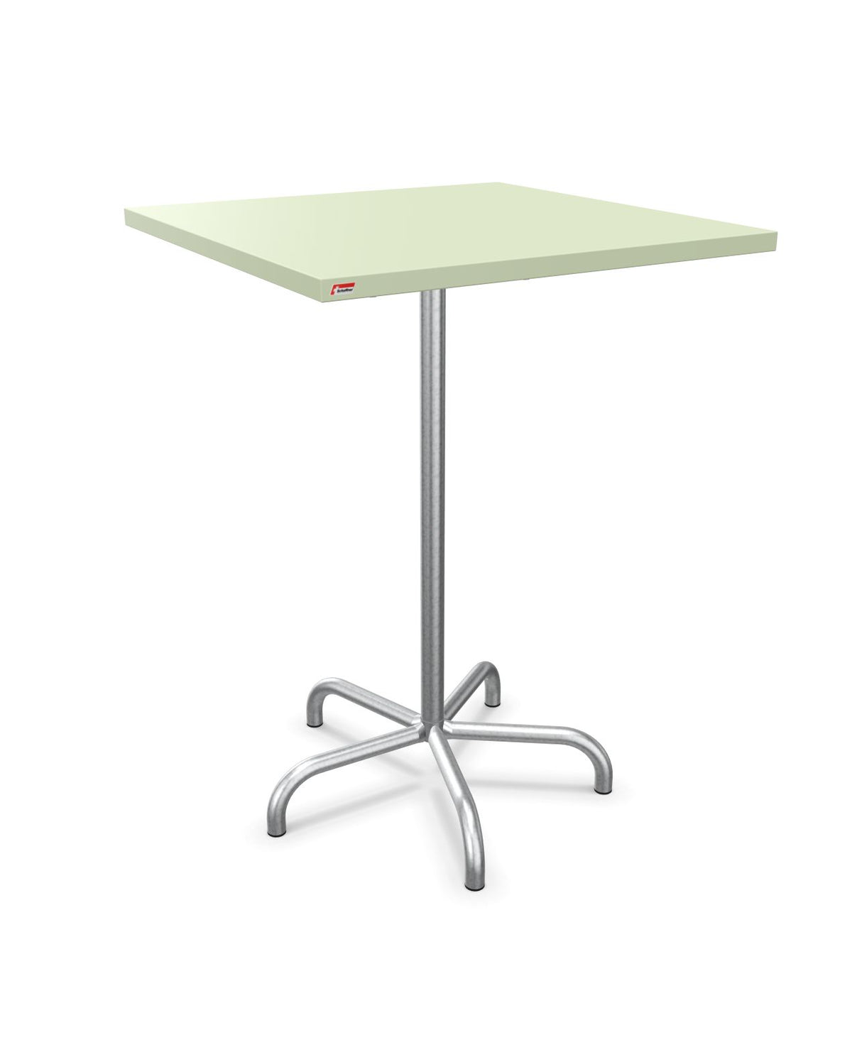 Schaffner Säntis Table haute rabattable 80x80cm h:110cm Vert Pastel 64 Galvanisé à chaud 02 