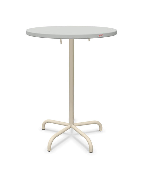 Schaffner Säntis Table haute rabattable ronde Ø80cm h:110cm 