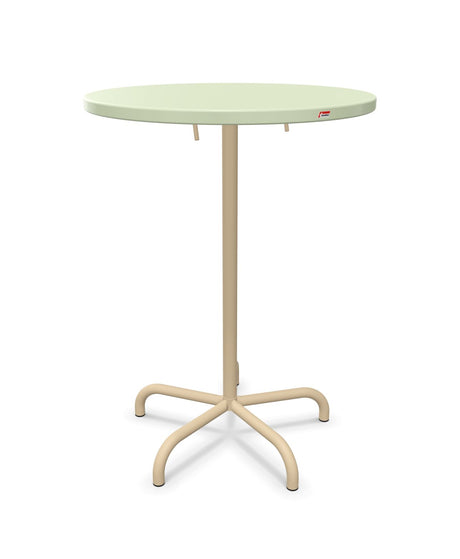 Schaffner Säntis Table haute rabattable ronde Ø80cm h:110cm 